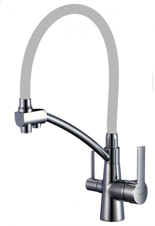 Смеситель сатин матовый под фильтр для мойки Savol S-L1805L-04