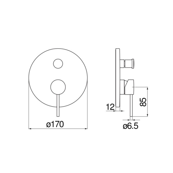 Смеситель для душа Nobili Velis VE125100/EFLP
