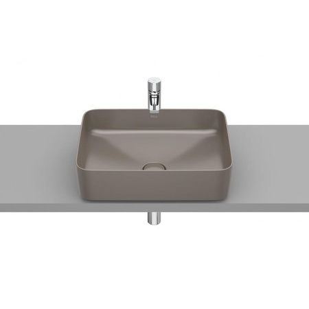 Раковина накладная (50х37) Roca Inspira square 327530660 кофейный