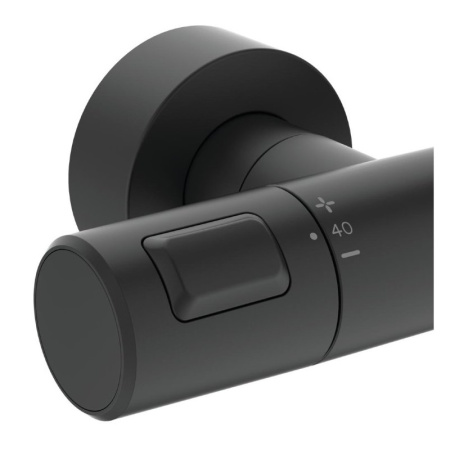 Душевая система с термостатом Ideal Standard Ceratherm T25 Silk Black A7546XG