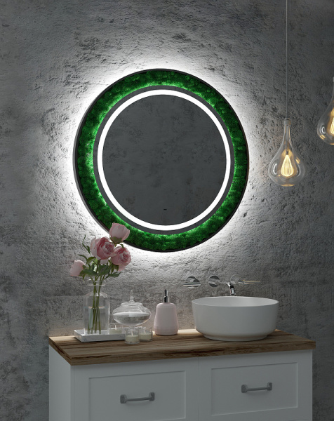 Зеркало Континент Forest 1000 ЗЛП301 с подсветкой с бесконтактным выключателем