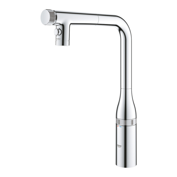 Смеситель для кухни с выдвижным изливом Grohe Essence SmartControl 31892000 хром