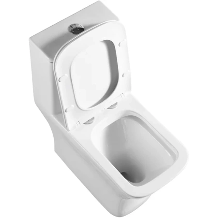 Унитаз-компакт BelBagno Neon BB8617CPR-MN/SC безободковый, с сиденьем микролифт, белый