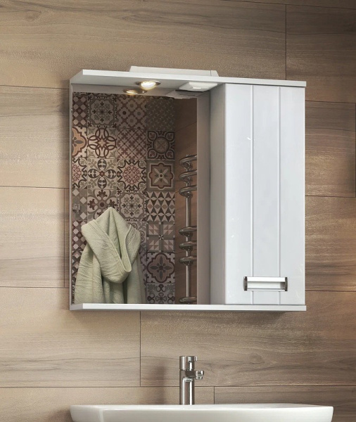 Зеркало со шкафом (70x70) Vigo Diana z.DIA.70.R.El