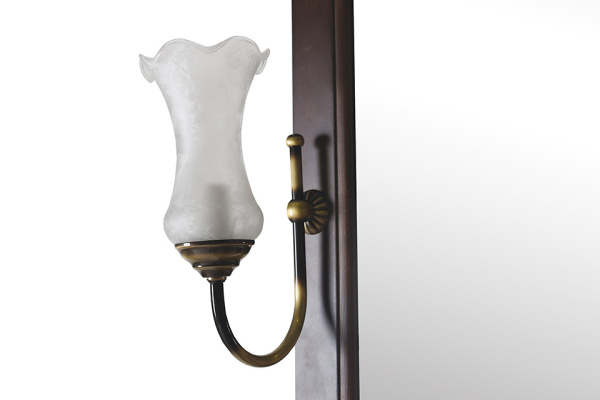 Зеркало (104х90)  ASB-Woodline Салерно 105 9692 (коричневый)