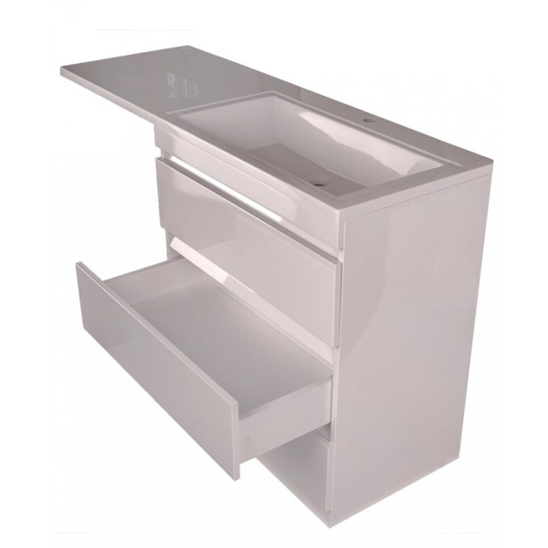 Тумба под стиральную машину напольная Style Line Даллас СС-00002305 белый