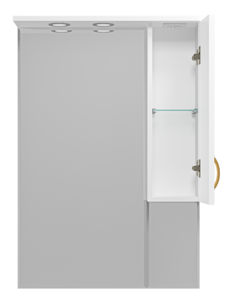 Зеркало-шкаф (69х100) Misty Амбра 70 правый П-Амб0270-0322ЯП