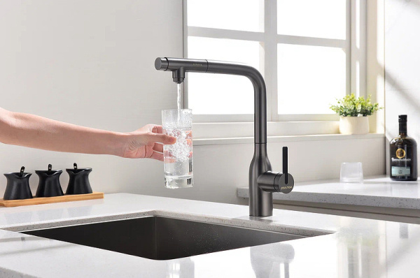 Смеситель для кухни с подключением к фильтру  Paulmark Viper Vi213105-B