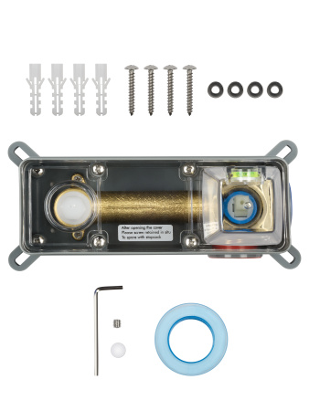 Смеситель для раковины встраиваемый WONZON & WOGHAND FIT, брашированное золото WW-88869009- BG