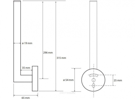 Держатель запасного рулона Bemeta Omega 104112142