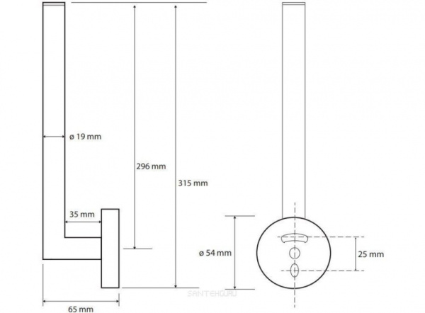 Держатель запасного рулона Bemeta Omega 104112142