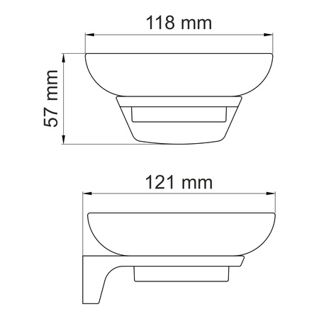 Мыльница  WasserKRAFT Elbe K-7229