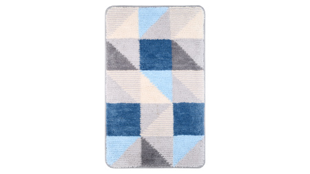 Коврик для ванной Fixsen Visa 1-ый серо-голубой, 50х80см FX-5005X