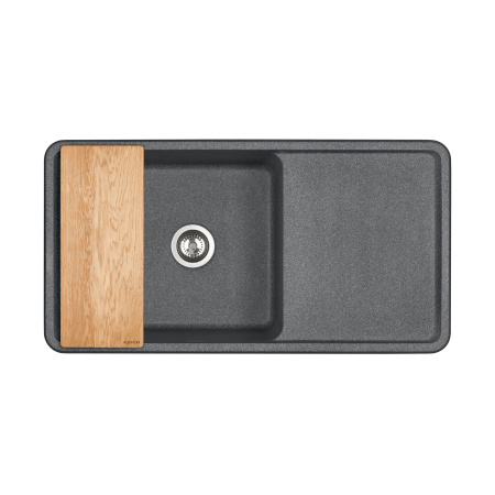 Кухонная мойка Aquaton Беллис 97 1A725132BS210 графит