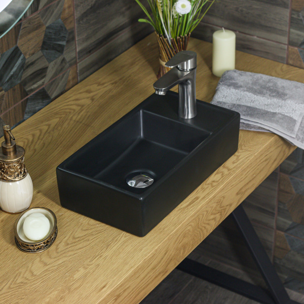 Раковина накладная (41х22) Melana 9048EYMB