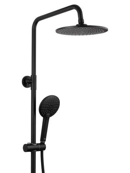 Душевая система WONZON & WOGHAND CLICK, черный матовый WW-N3S962-MB