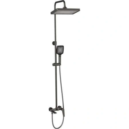 Душевая система с изливом CEZARES Liner  LINER-CVD-GM оружейная сталь